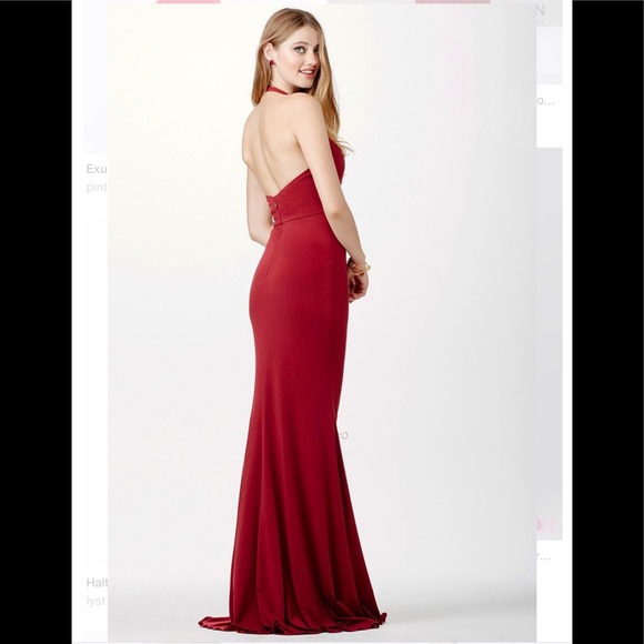 ‼️SOLD‼️NWT JVN by Jovani red formal gown size 4 - Picture 2 of 8